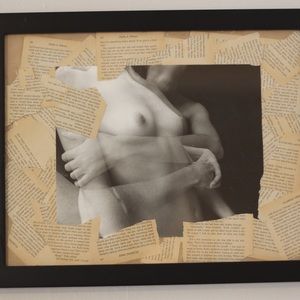 original art framed black & white nube photography